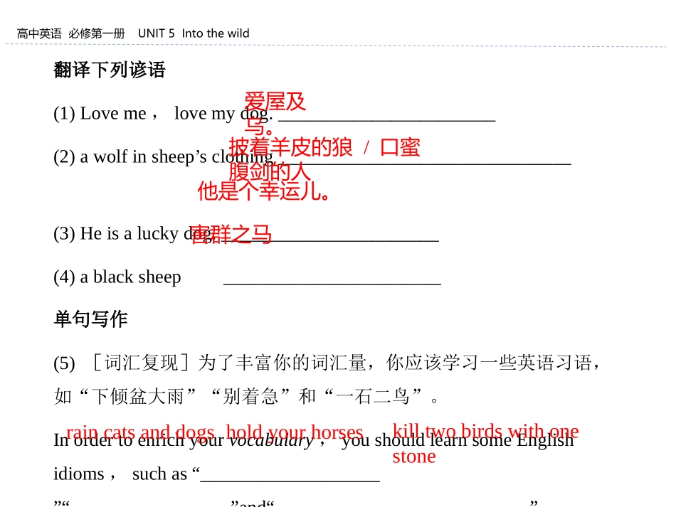 《Into the wild》Section B PPT课件_第3页