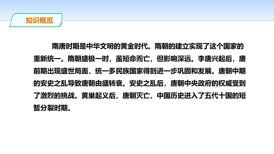 《从隋唐盛世到五代十国》三国两晋南北朝的民族交融与隋唐统一多民族封建国家的发展PPT教学课件_第3页