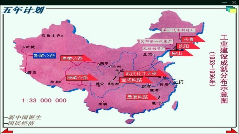 《社会主义建设在探索中曲折发展》中华人民XXX国成立和向社会主义XXX与建设PPT课件_第3页