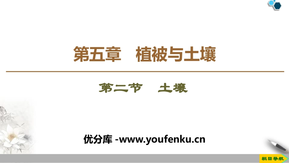 《土壤》植被与土壤PPT课件[人教版高中地理必修一]_第1页