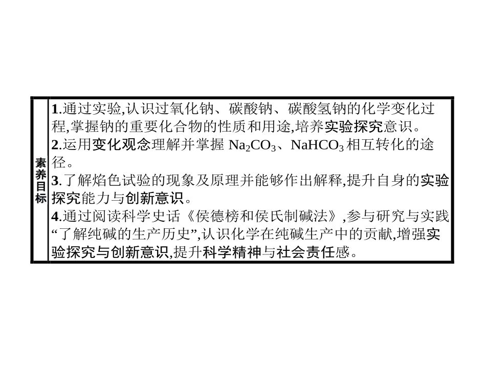 《钠的几种化合物 焰色试验》钠及其化合物PPT课件_第2页