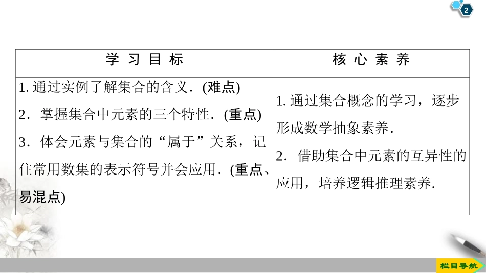 《集合的概念》集合与常用逻辑用语PPT课件_第2页