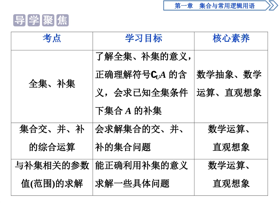 《集合的基本运算》集合与常用逻辑用语PPT课件_第2页
