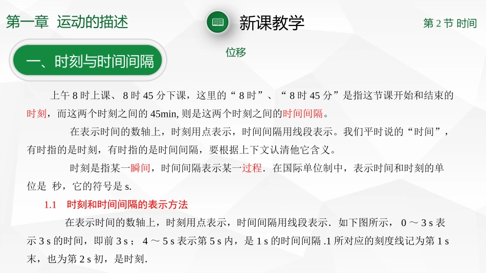 《时间 位移》运动的描述PPT课件[人教版高中物理必修一]_第3页