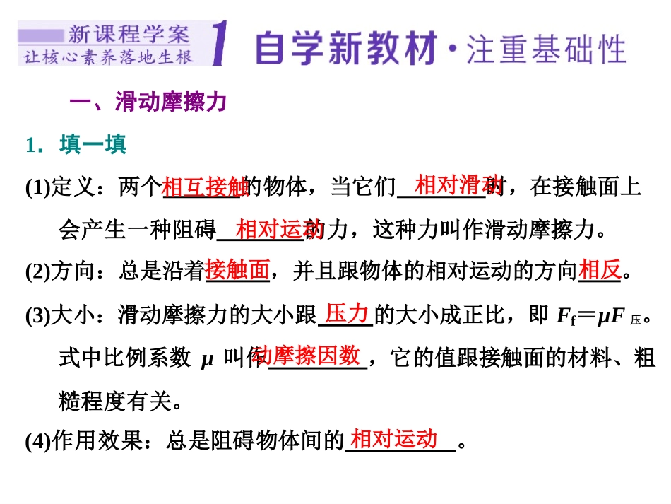 《摩擦力》相互作用-力PPT课件[人教版高中物理必修一]_第3页