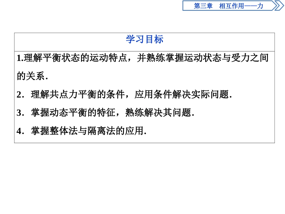 《共点力的平衡》相互作用-力PPT课件[人教版高中物理必修一]_第2页