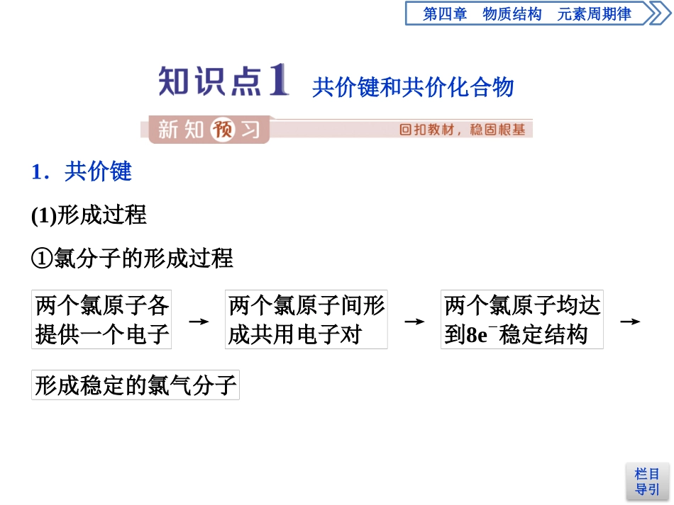 《化学键》物质结构元素周期律PPT(第2课时共价键)PPT课件_第3页