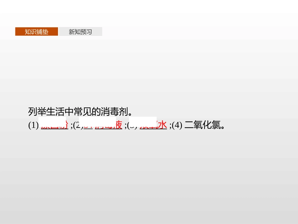 《微项目 科学使用含氯消毒剂》元素与物质世界PPT课件_第3页