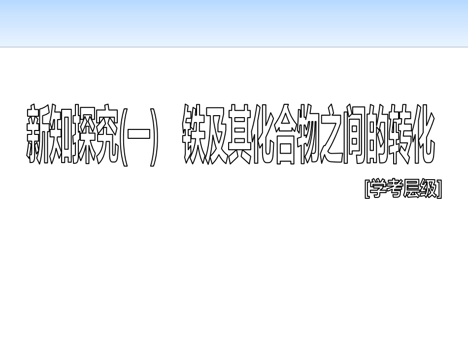 《铁的多样性》物质的性质与转化PPT课件_第3页