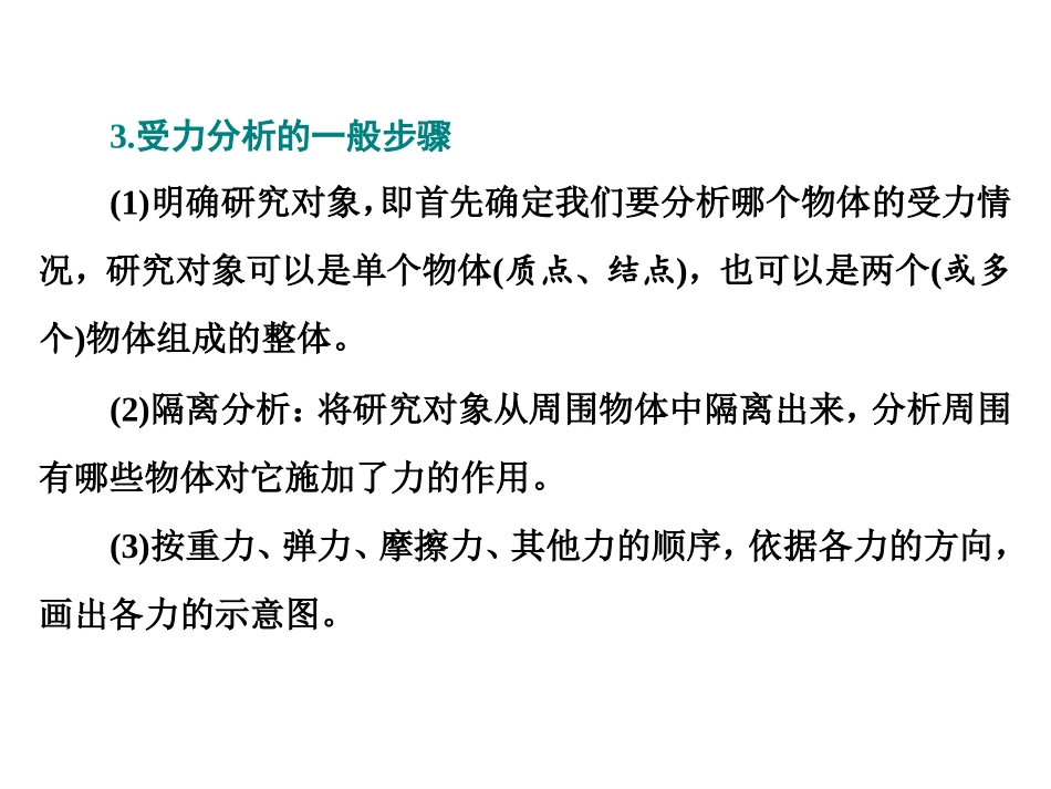 《受力分析和共点力的平衡》力与平衡PPT课件[鲁科版高中物理必修一]_第3页