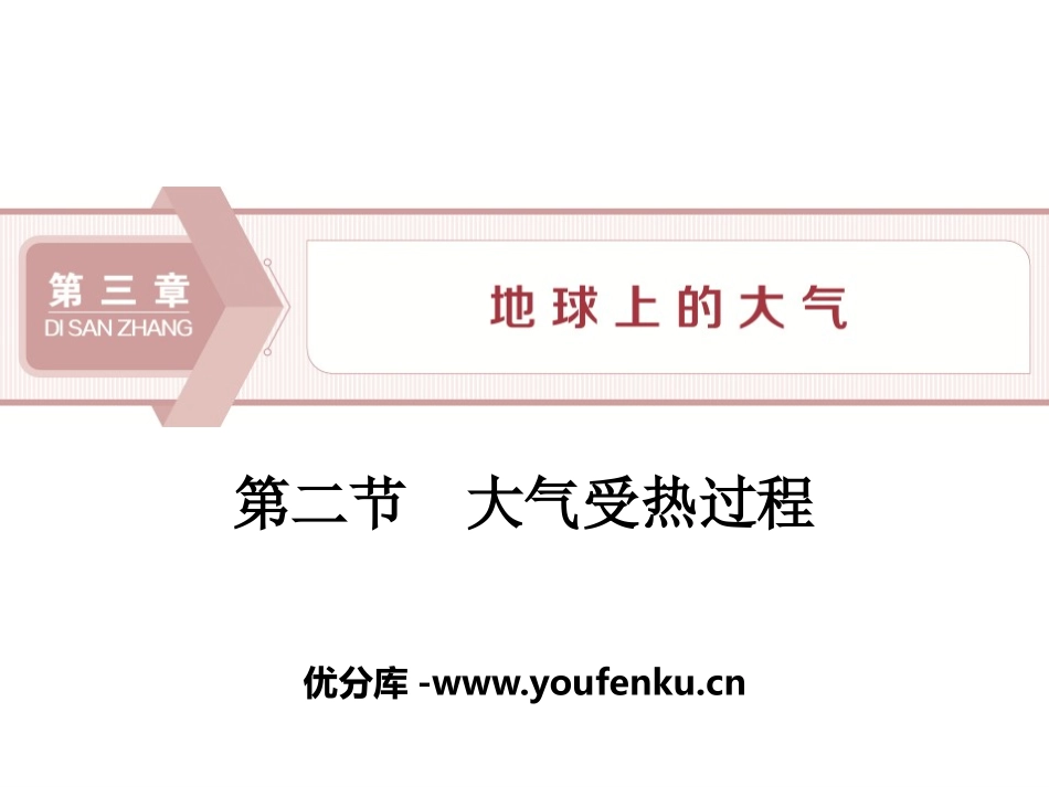 《大气受热过程》地球上的大气PPT课件[湘教版高中地理必修一]_第1页