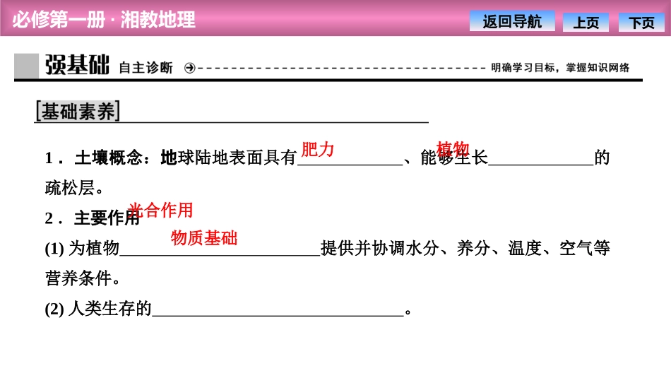 《土壤的形成》地球上的植被与土壤PPT课件[湘教版高中地理必修一]_第3页