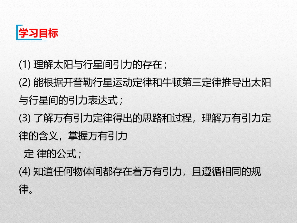 《万有引力定律》万有引力与宇宙航行PPT课件[人教版高中物理必修二]_第2页