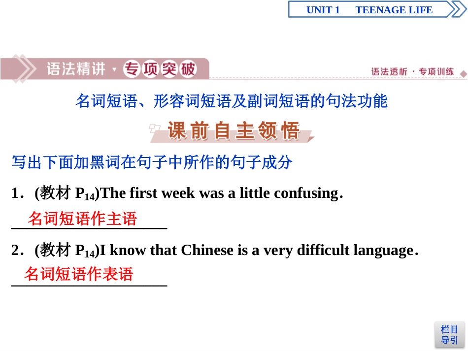 《Teenage Life》Discovering Useful Structures PPT课件_第2页