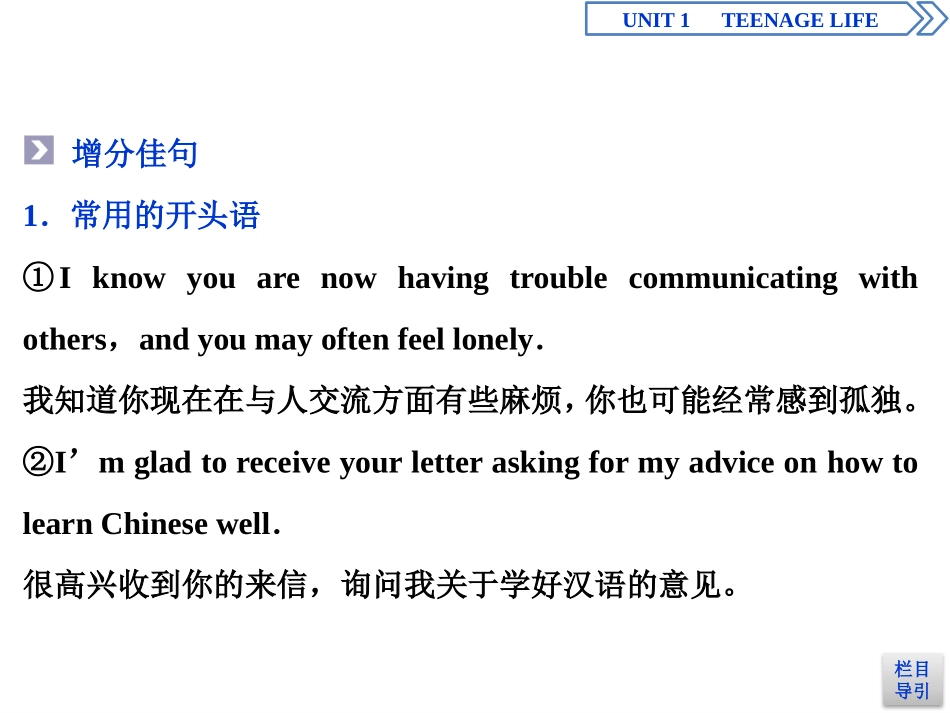 《Teenage Life》Writing PPT课件_第3页