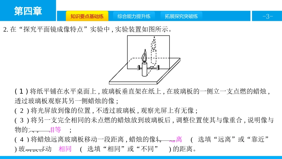 《平面镜成像》光现象PPT教学课件[人教版八年级物理上册]_第3页