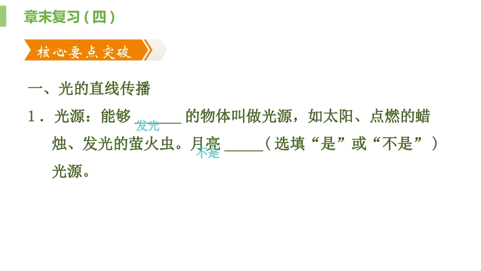 《章末复习》光现象PPT课件[人教版八年级物理上册]_第2页