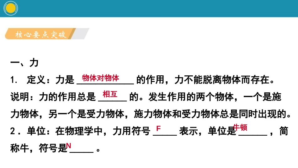 《教材知识梳理》力PPT课件[人教版八年级物理下册]_第2页