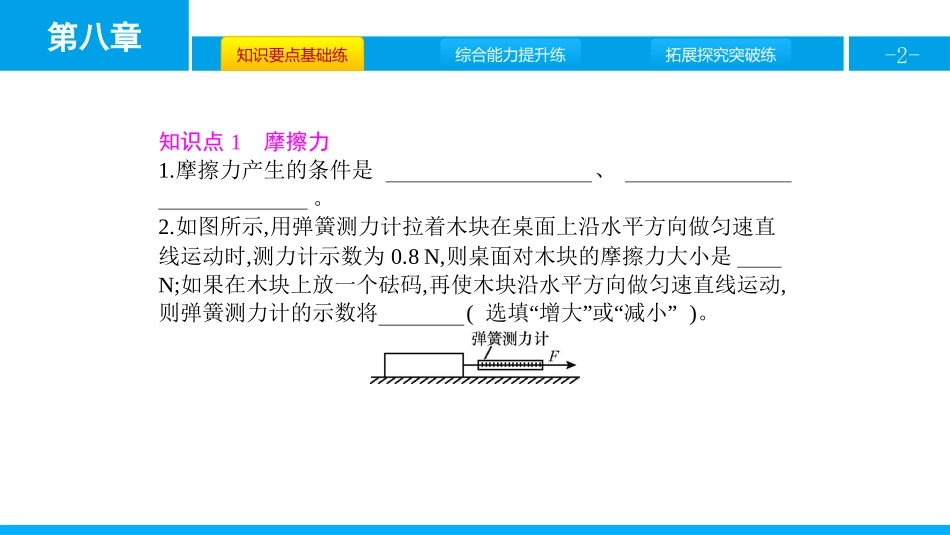 《摩擦力》运动和力PPT课件[人教版八年级物理下册]_第2页