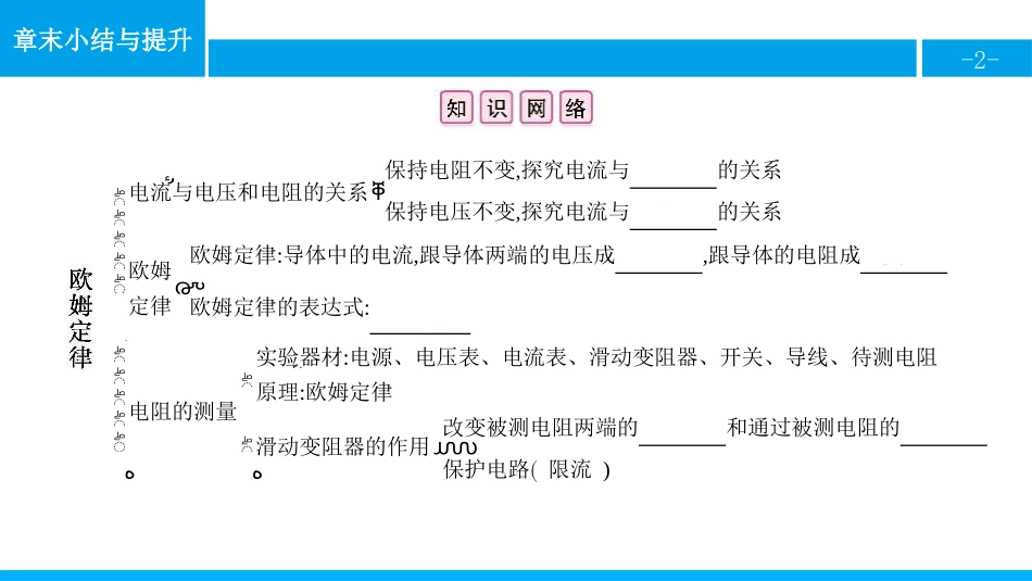 《章末小结与提升》欧姆定律PPT课件[人教版九年级物理]_第2页