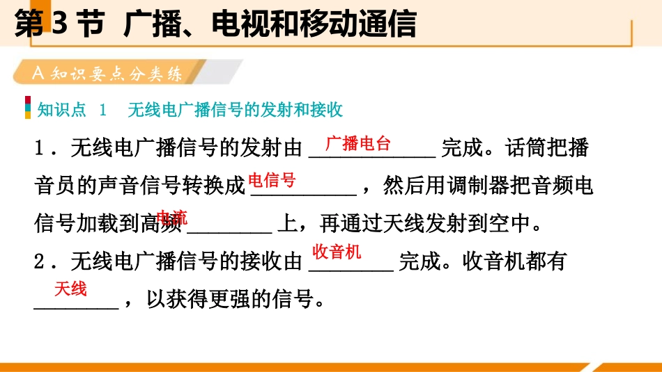 《广播、电视和移动通信》信息的传递PPT课件[人教版九年级物理]_第2页