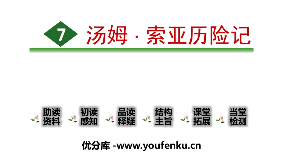 《汤姆·索亚历险记》PPT课件[部编版六年级语文下册]_第1页