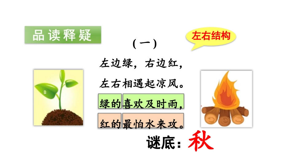 识字《猜字谜》PPT(第二课时)PPT课件[部编版一年级语文]_第3页