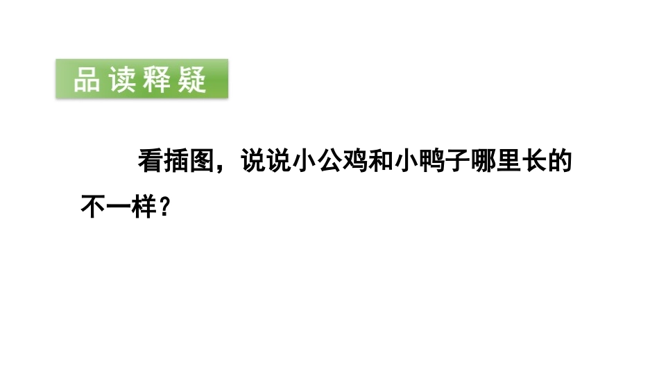 《小公鸡和小鸭子》PPT(第二课时)PPT课件[部编版一年级语文]_第3页