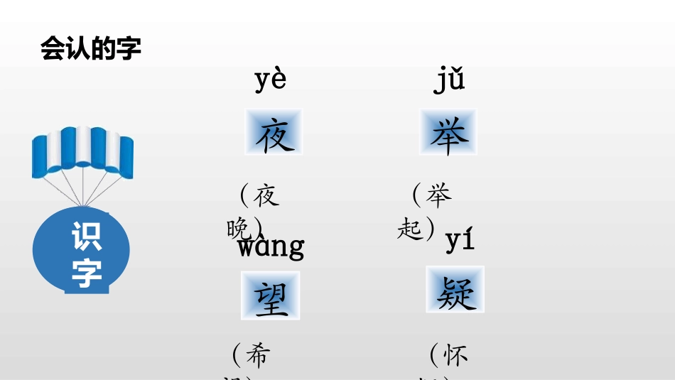 《静夜思》PPT教学课件[部编版一年级语文下册]_第3页
