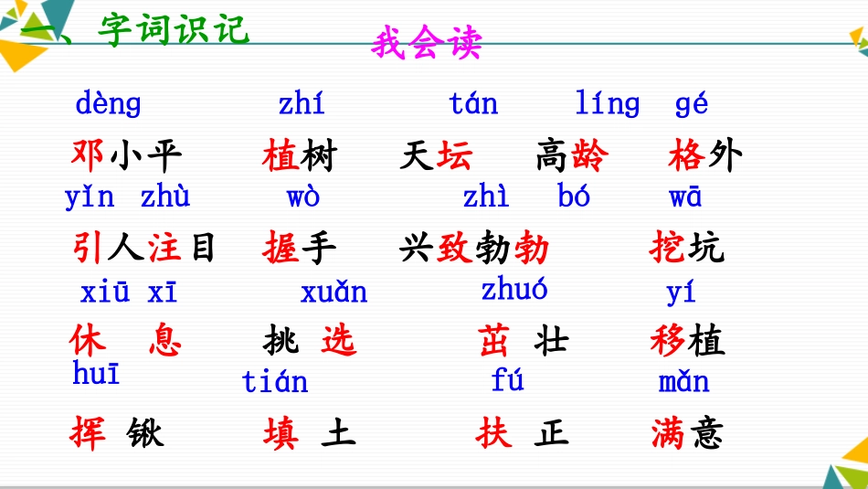 《XXX爷爷植树》PPT课件[部编版二年级语文下册]_第3页