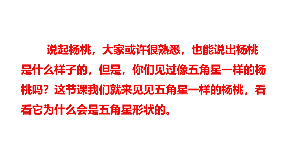 《画杨桃》PPT课件[部编版二年级语文下册]_第3页