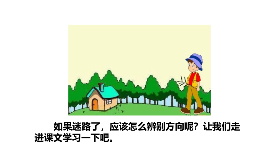 《要是你在野外迷了路》PPT(第一课时)PPT课件_第3页