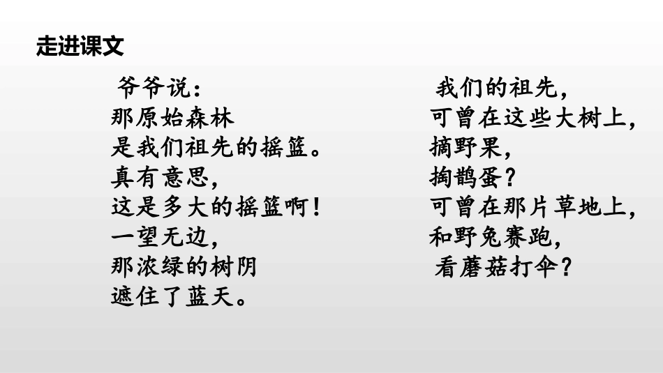 《祖先的摇篮》PPT课件[部编版二年级语文下册]_第2页