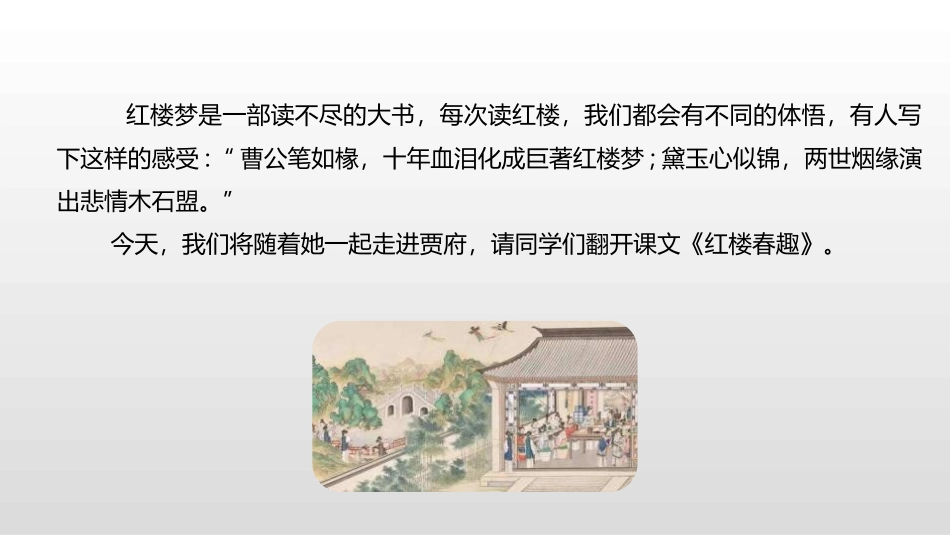 《红楼春趣》PPT课件[部编版五年级语文下册]_第3页