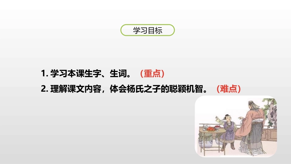 《杨氏之子》PPT(第1课时)PPT课件[部编版五年级语文]_第2页
