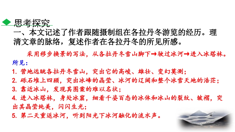 《在长江源头各拉丹冬》PPT课件[部编版八年级语文下册]_第2页