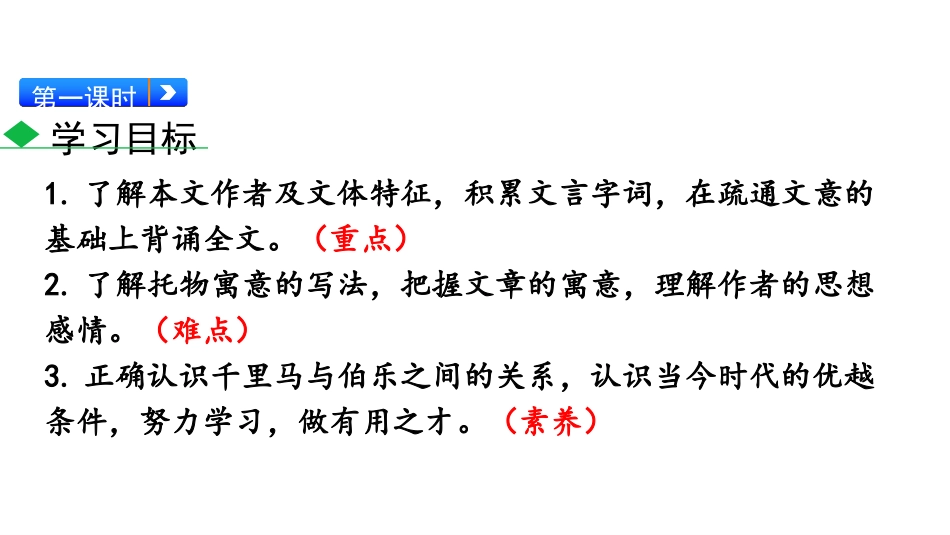 《马说》PPT课件[部编版八年级语文下册]_第3页