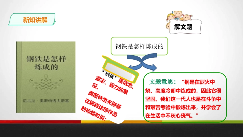《钢铁是怎样炼成的》摘抄和做笔记PPT课件[部编版八年级语文]_第2页