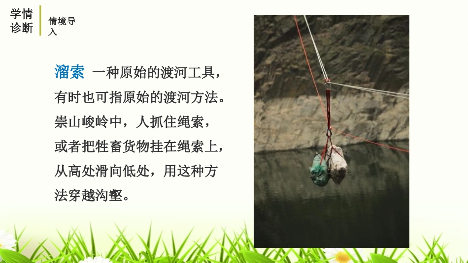 《溜索》PPT精品课件[部编版九年级语文下册]_第3页