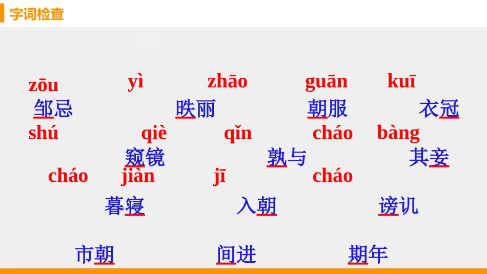 《邹忌讽齐王纳谏》PPT精品课件[部编版九年级语文下册]_第3页