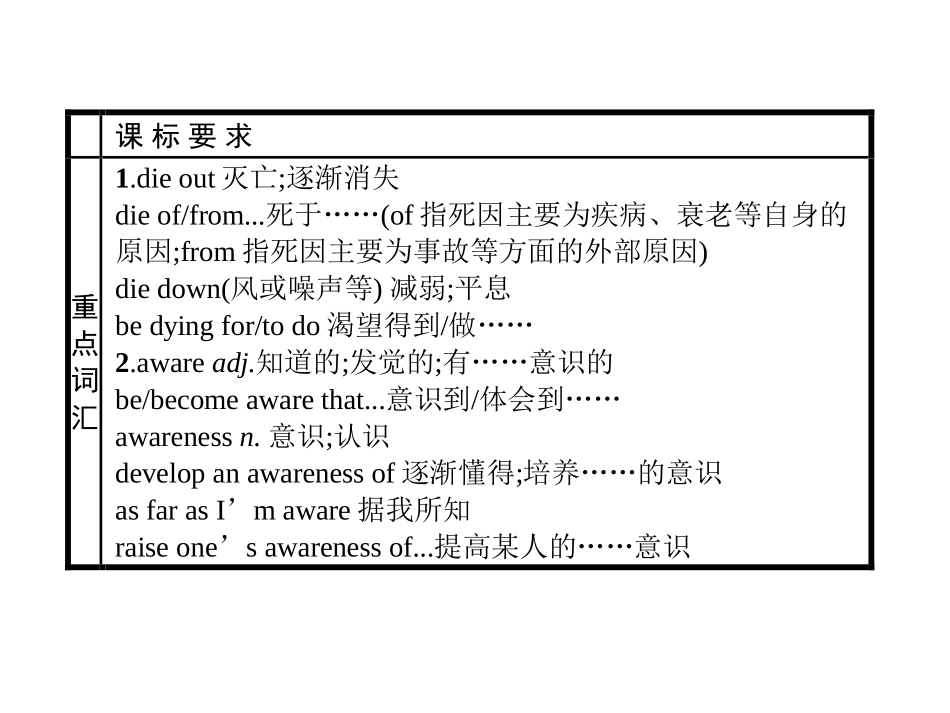 《Wildlife Protection》单元重点小结PPT课件_第3页