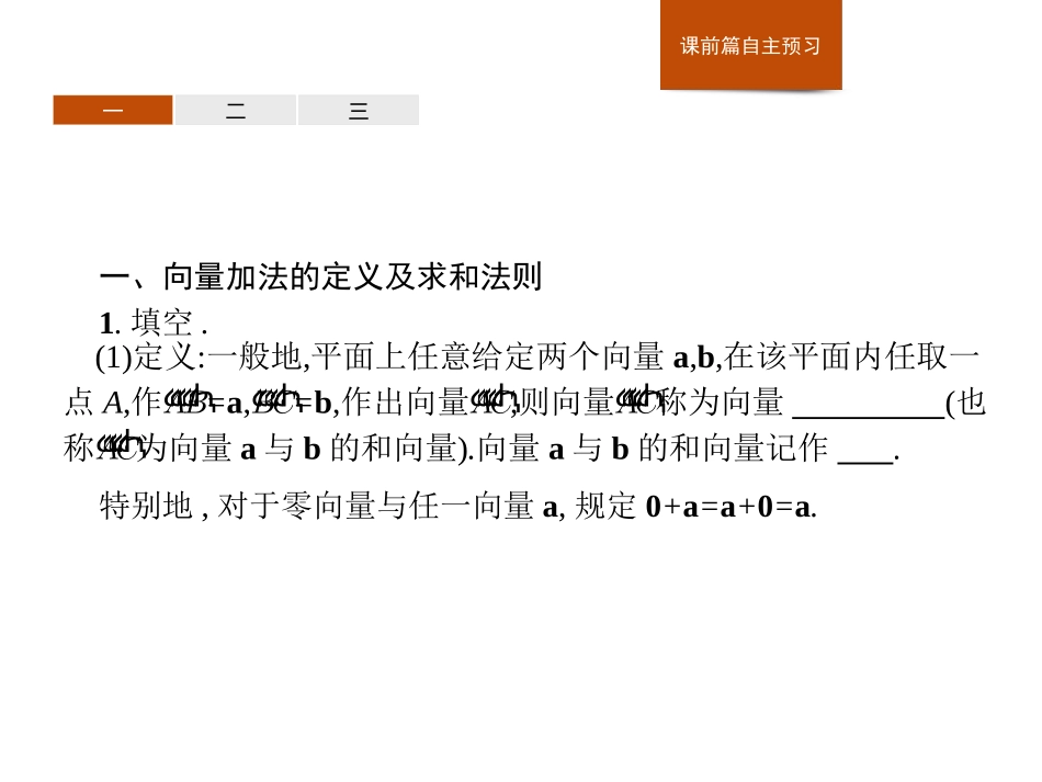 《平面向量及其线性运算》平面向量初步PPT(向量的加法)PPT课件_第3页