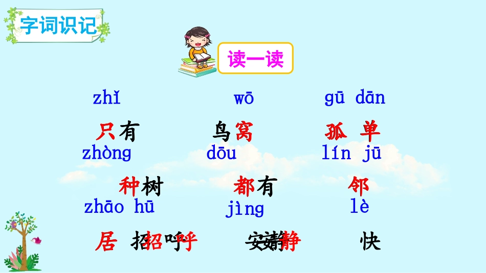 《树和喜鹊》PPT课件[部编版一年级语文下册]_第3页