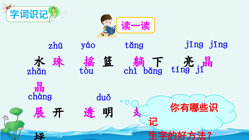 《荷叶圆圆》PPT课件[部编版一年级语文下册]_第2页