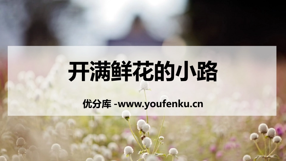 《开满鲜花的小路》PPT课件[部编版二年级语文下册]_第1页