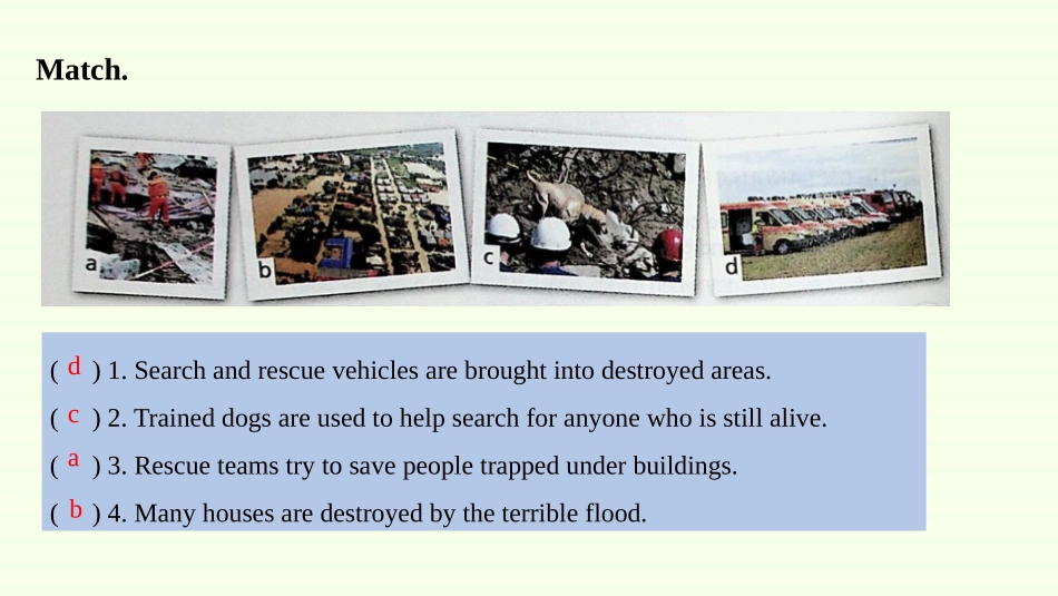 《Huamns and nature》Lesson2 Professional Rescue Team PPT课件_第3页
