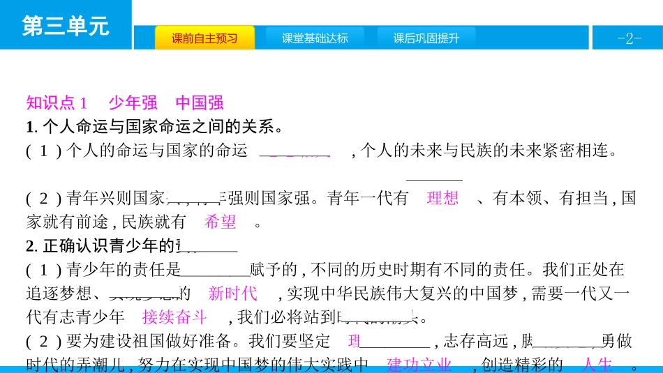 《少年当自强》少年的担当PPT课件[九年级道德与法治下册]_第2页