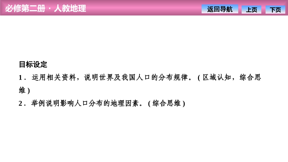 《人口分布》人口PPT课件[人教版高中地理必修二]_第2页