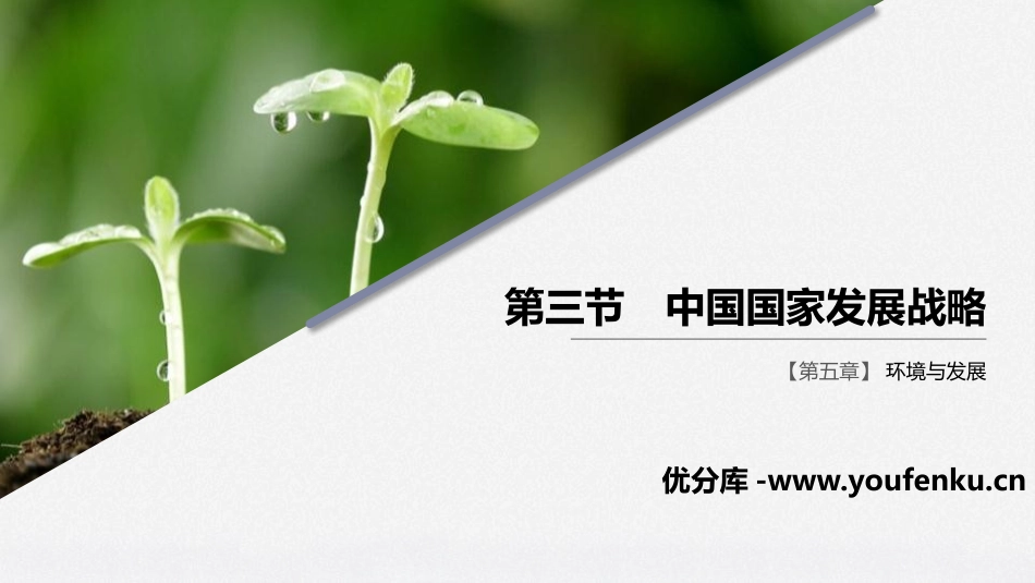 《中国国家发展战略》环境与发展PPT课件[人教版高中地理必修二]_第1页