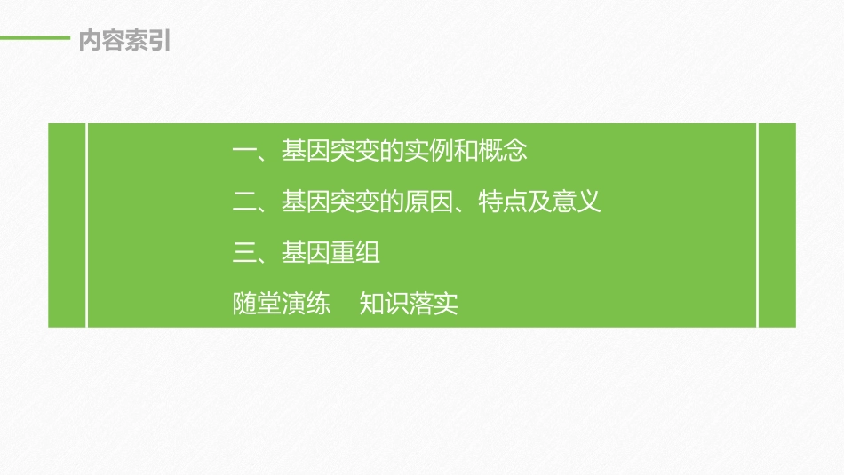 《基因突变和基因重组》基因突变及其他变异PPT课件_第2页